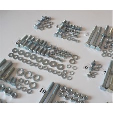 SPOJOVACÍ MATERIÁL MOTOCYKLU (BEZ MOTORU) - ČZ 175/487 - ZINKOVANÉ